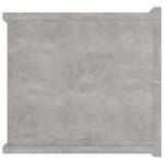vidaXL Tables de chevet 2 Pièces Gris béton 40x30x30 cm Bois ingénierie