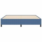 vidaXL Cadre de lit Bleu 180 x 200 cm Tissu en velours côtelé
