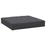 vidaXL Coussins de palette lot de 2 anthracite tissu oxford