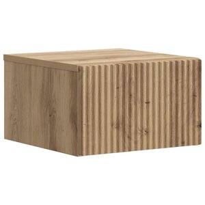 vidaXL Cabinet de chevet mural Chêne artisanal 33 x 34 5 x 20 cm