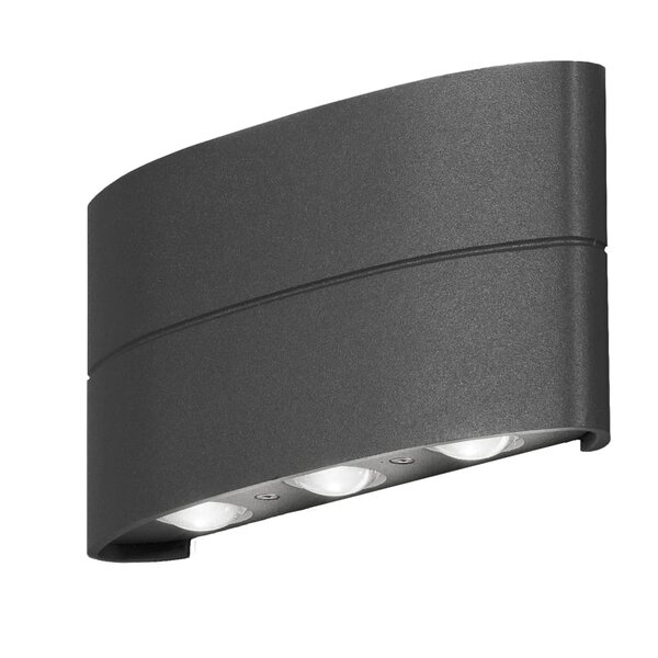 KONSTSMIDE Applique à LED Chieri 6x1 2 W Anthracite