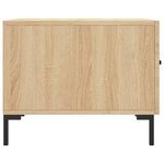 vidaXL Tables basses 2 Pièces chêne sonoma 50x50x40 cm bois d'ingénierie