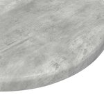 vidaXL Plateau de table Gris béton 30 x 30 x 1 5 cm Bois d'ingénierie