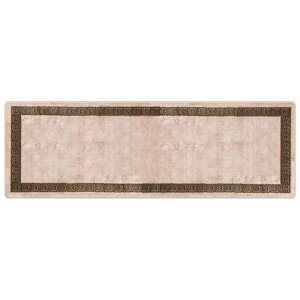 vidaXL Coureur de Tapis MARSA Noir 100 x 300 cm Polyester et PVC