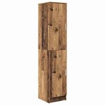 vidaXL Bureau 2 Pièces Bois ancien