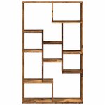 vidaXL Bibliothèque vieux bois 72x20x120 cm bois d'ingénierie