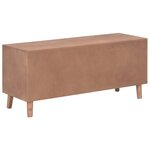 Vidaxl meuble tv avec 5 tiroirs 90 x 30 x 40 cm bois de pin massif