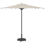 vidaXL Pied de parasol Gris foncé 48 x 48 x 32 cm