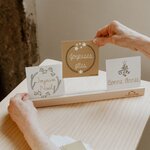 Carte - Joyeux Noël - Blanc