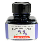 Encre traditionnelle à stylo en flacon 'D' 30ml Bleu myosotis HERBIN