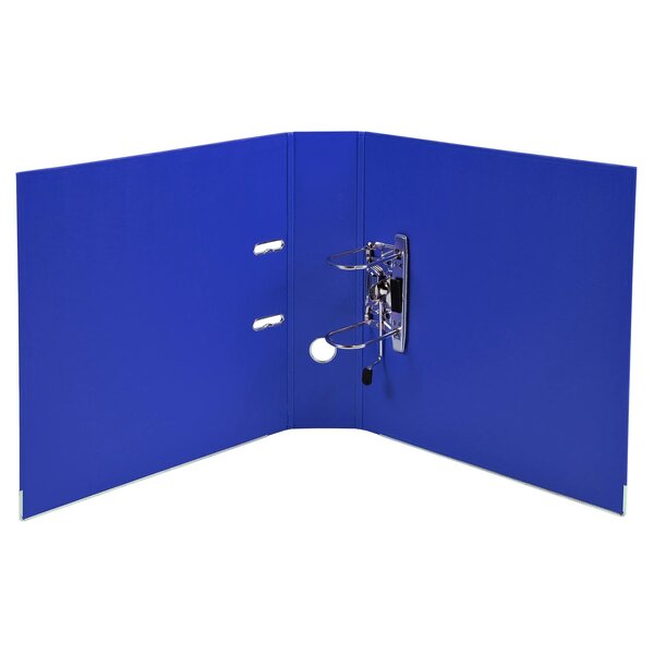 Classeur À Levier Prem'touch Intérieur Et Extérieur En Polypropylène - Dos 80mm - A4 Maxi - Bleu Foncé - X 10 - Exacompta