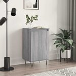 vidaXL Buffet sonoma gris 40x35x70 cm bois d'ingénierie