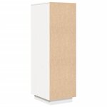 vidaXL Buffet haut Blanc 34x40x108 5 cm Bois massif de pin