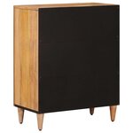 vidaXL Buffet Naturel 60 x 33 x 75 cm Bois de mangue massif