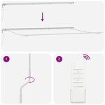 vidaXL Store Rétractable Automatique Rayé Multicolore 600x300 cm