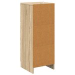 vidaXL Armoire à tiroirs Chêne Sonoma 33 x 34 5 x 87 cm