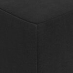 vidaXL Canapé-lit pliable 75 x 67 x 45 cm Noir