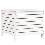 vidaXL Repose-pied de jardin blanc 62x63 5x53 5 cm bois de pin massif