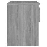 vidaXL Table de chevet Sonoma gris 40x30x39 cm Bois d'ingénierie