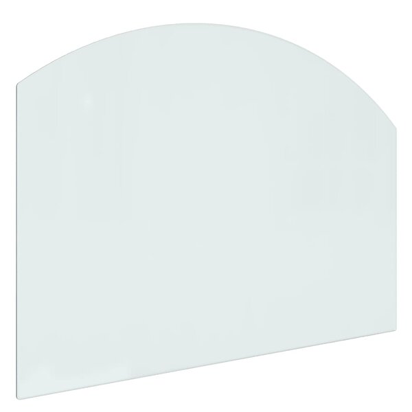 vidaXL Plaque de verre pour cheminée 80x60 cm