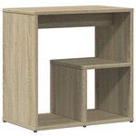 vidaXL Tables d'appoint 2 Pièces chêne sonoma 50x30x50 cm bois ingénierie