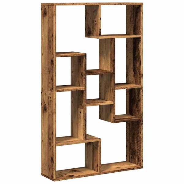 vidaXL Bibliothèque vieux bois 72x20x120 5 cm bois d'ingénierie
