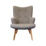 Fauteuil en tissu style scandinave Helsinki