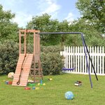 vidaXL Aire de jeux d'extérieur bois massif de douglas