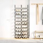 vidaXL Étagères chaussures 2 Pièces 10niveaux 33x33x174cm tissu non-tissé