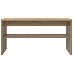 vidaXL Meuble TV Chêne artisanal 80 x 30 x 40 cm Bois d'ingénierie