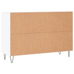 vidaXL Buffet blanc 104x35x70 cm bois d'ingénierie