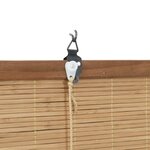 vidaXL Stores et Occultants Marron Clair 110 x 220 cm Bambou