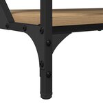 vidaXL Table basse Chêne artisanal 70x50x50cm Bois d'ingénierie