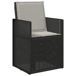 vidaXL Coussins de siège et de dos 2 Pièces Gris clair 47 x 45 x 2 cm