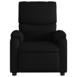 vidaXL Fauteuil inclinable électrique Noir Similicuir