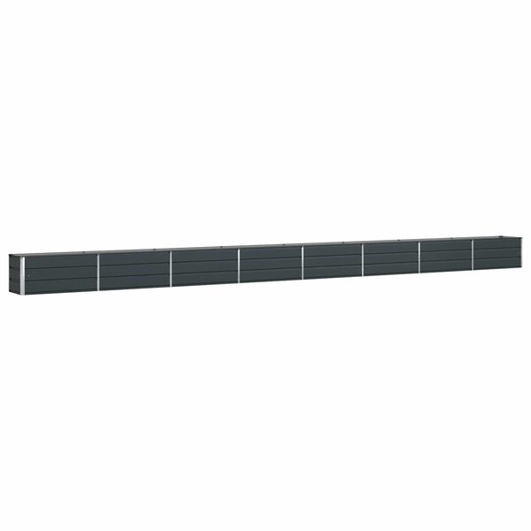 vidaXL Jardinière Anthracite 480 x 50 x 45 cm Acier galvanisé
