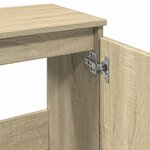 vidaXL Armoire de bain chêne sonoma 58x33x60 cm bois d'ingénierie