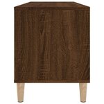 vidaXL Armoire à disques chêne marron 100x38x48 cm bois d'ingénierie