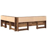 vidaXL Tête de lit de rangement Bois ancien 200 cm Bois d'ingénierie