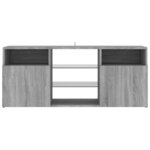 vidaXL Meuble TV avec lumières LED Sonoma gris 120x30x50 cm