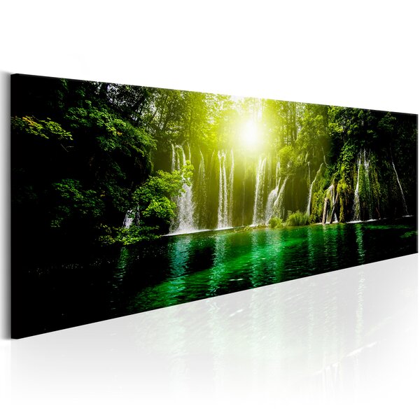 Tableau - emerald treasure l x h en cm 120x40