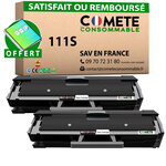 D111s - 2 toners compatibles Samsung D111s MLT-D111s 111s Noir - Entreprise française - pour samsung xpress m2026 m2026w m2070 m2070w m2020w m2022w m2022 m2020 m2070fw…