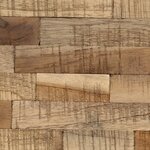 vidaXL Ensemble de tables pour plante 3 Pièces Teck recyclé