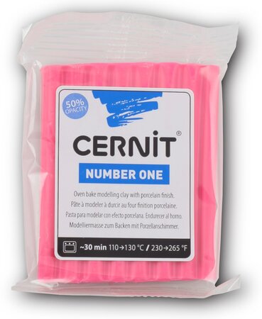 Pâte Cernit n°1 56 g Framboise (481) - Cernit