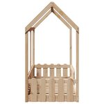 vidaXL Cadre de lit d'enfants forme de maison 70x140cm bois pin massif