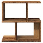 vidaXL Table de chevet vieux bois 50x30x51 5 cm bois d'ingénierie