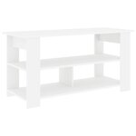 vidaXL Support de télévision Blanc 100 x 40 x 50 cm