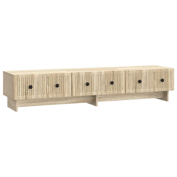 vidaXL Meuble TV 147 x 34 5 x 30 cm Chêne Sonoma Bois d'ingénierie
