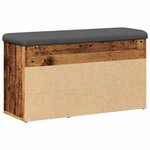 vidaXL Banc à chaussures vieux bois 82x32x45 5 cm bois d'ingénierie