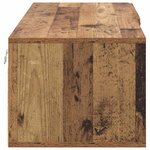 vidaXL Cabinet en Bois avec tiroir Bois Ancien 100 5 x 39 x 30 cm